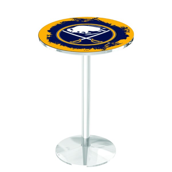 42" Chrome Buffalo Sabres Pub Table
